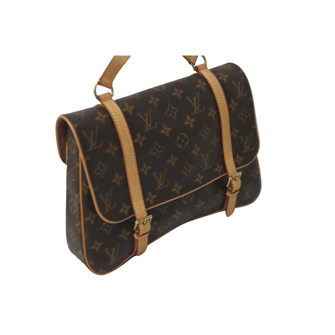 LOUIS VUITTON(ルイヴィトン)の極美品 LOUIS VUITTON ルイヴィトン マレル サックアド ハンドバッグ M51158 モノグラムキャンバス ブラウン ゴールド金具 中古 63703 レディースのバッグ(ハンドバッグ)の商品写真