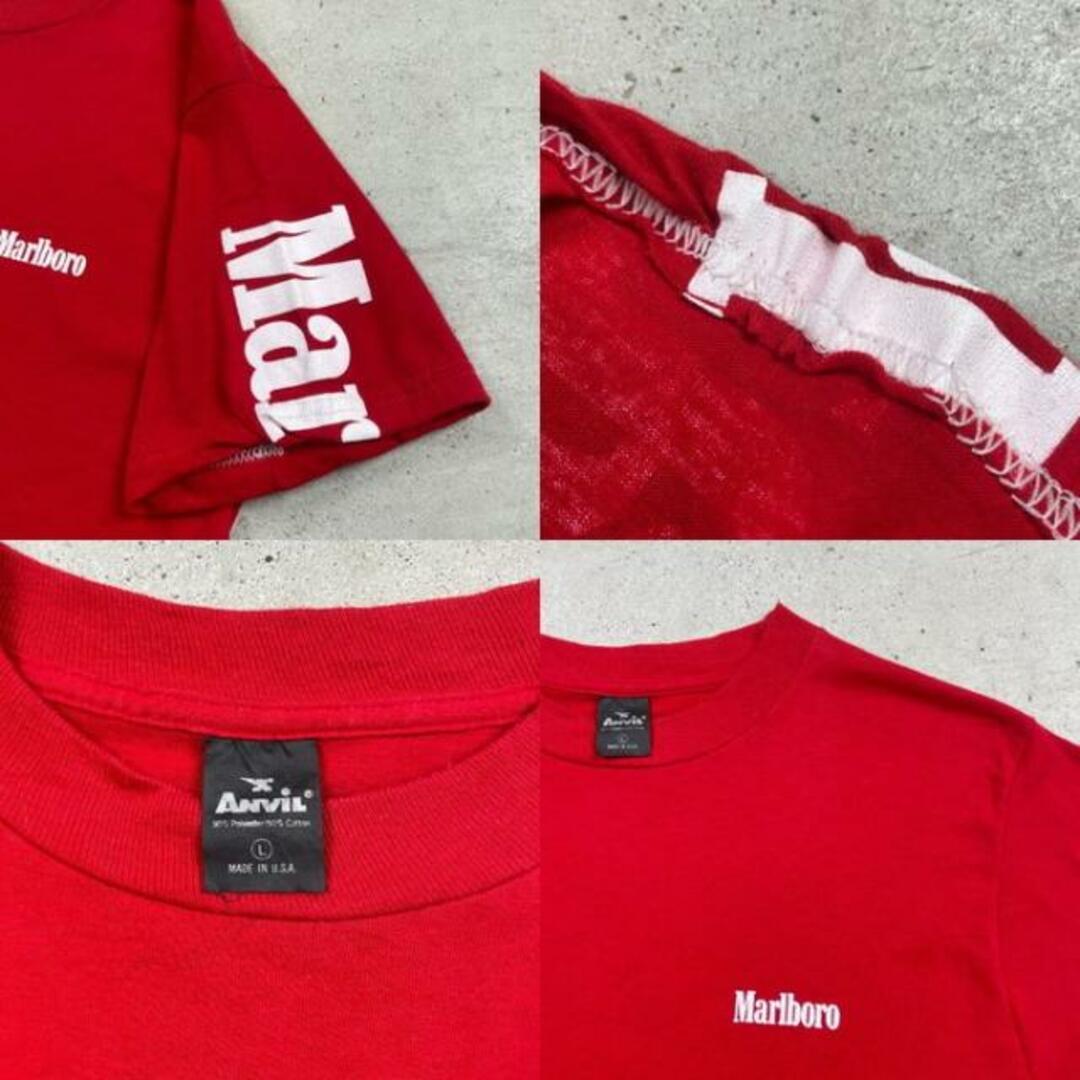 70年代 USA製 Marlboro マルボロ ロゴ プリントTシャツ メンズM相当 メンズのトップス(Tシャツ/カットソー(半袖/袖なし))の商品写真