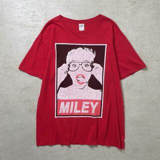 00年代 Miley Cyrus マイリー・サイラス アーティスト バンドTシャツ バンT ツアーT メンズL(Tシャツ/カットソー(半袖/袖なし))