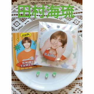 ジャニーズJr. - 田村海琉◆缶バッジ プロフィールカード 新品未開封 少年忍者 わっしょい