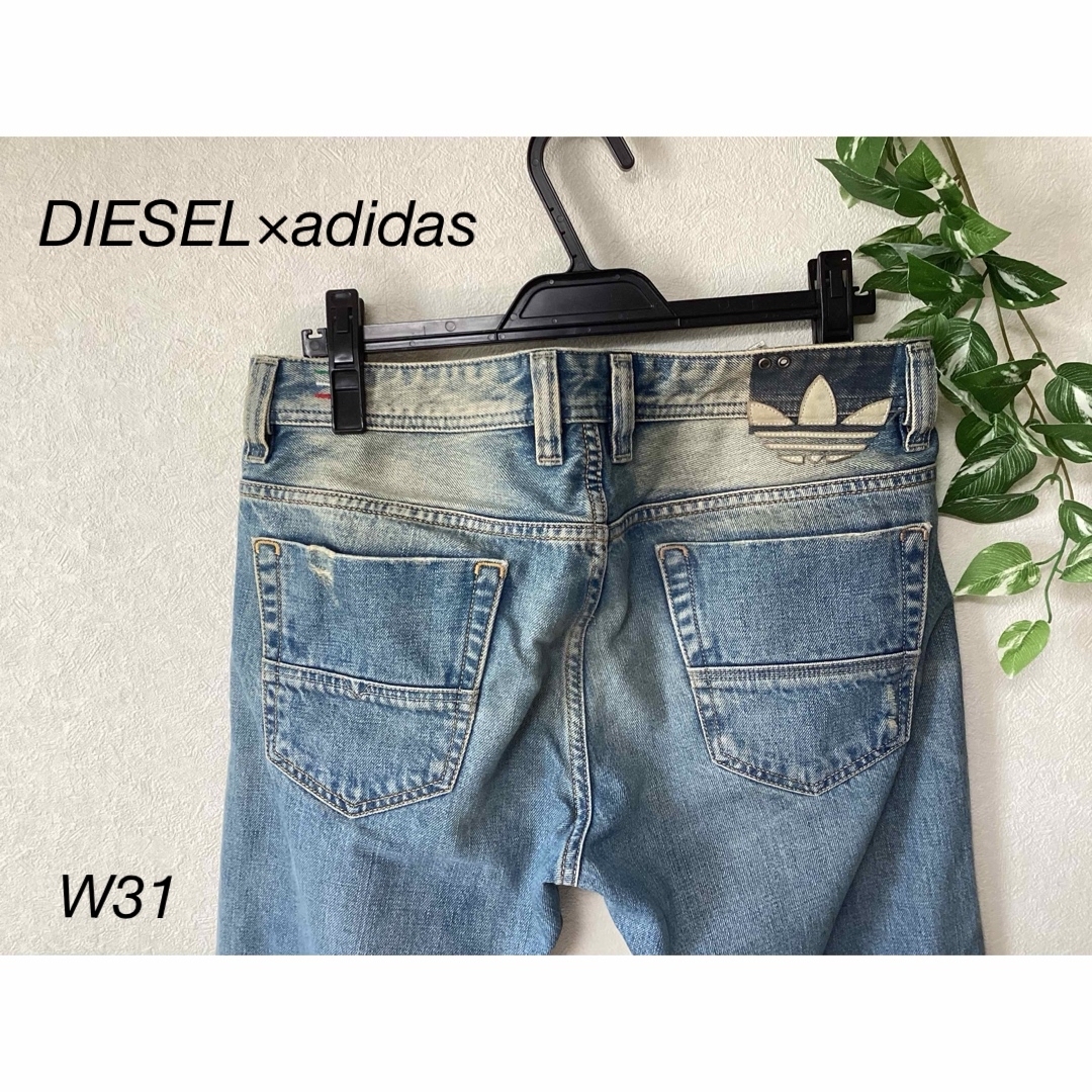 DIESEL(ディーゼル)のDIESEL×adidas デニム　ジーパン　ズボン　sizeW31_L30 メンズのパンツ(デニム/ジーンズ)の商品写真