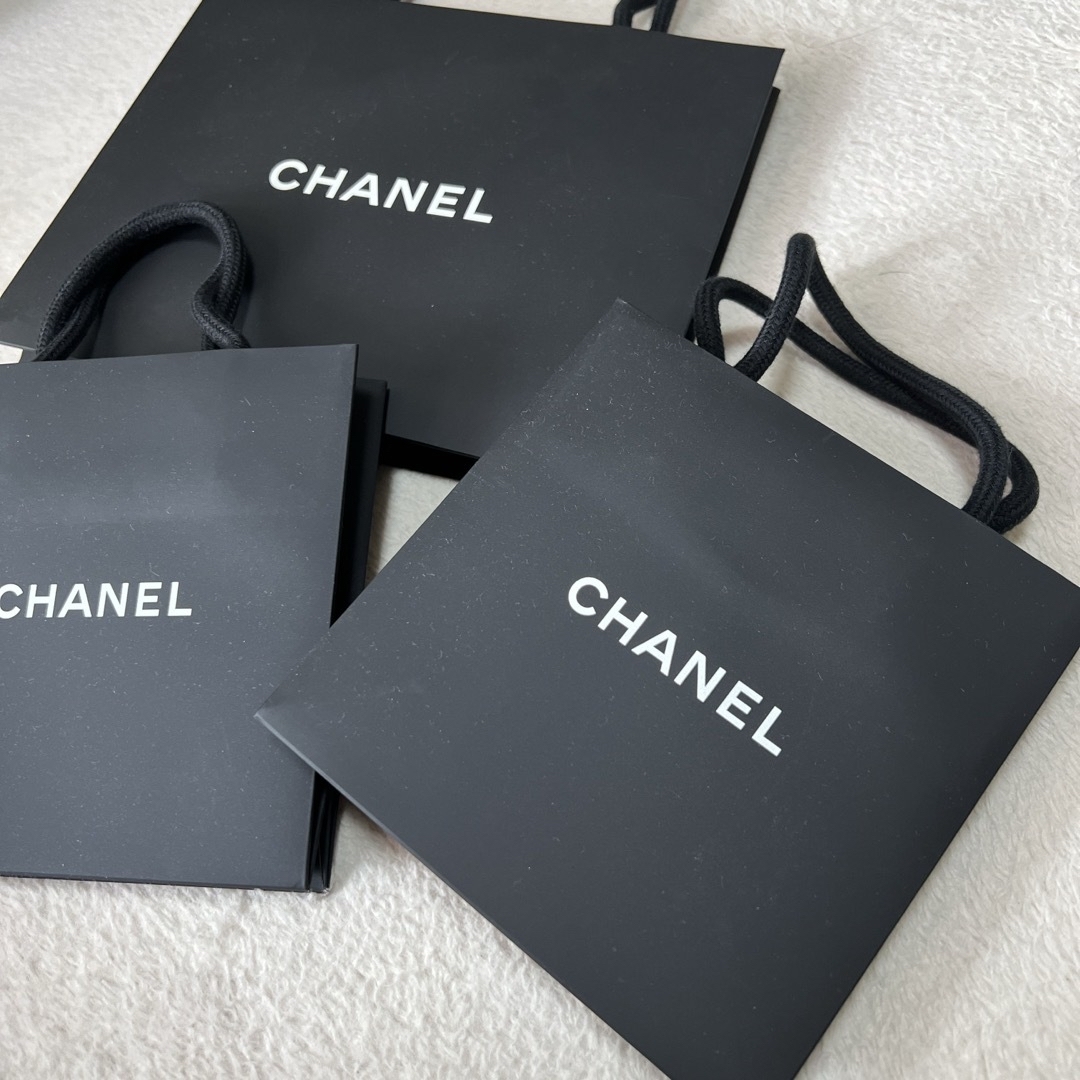 CHANEL(シャネル)のCHANEL シャネル　ショッパー　3枚 レディースのバッグ(ショップ袋)の商品写真