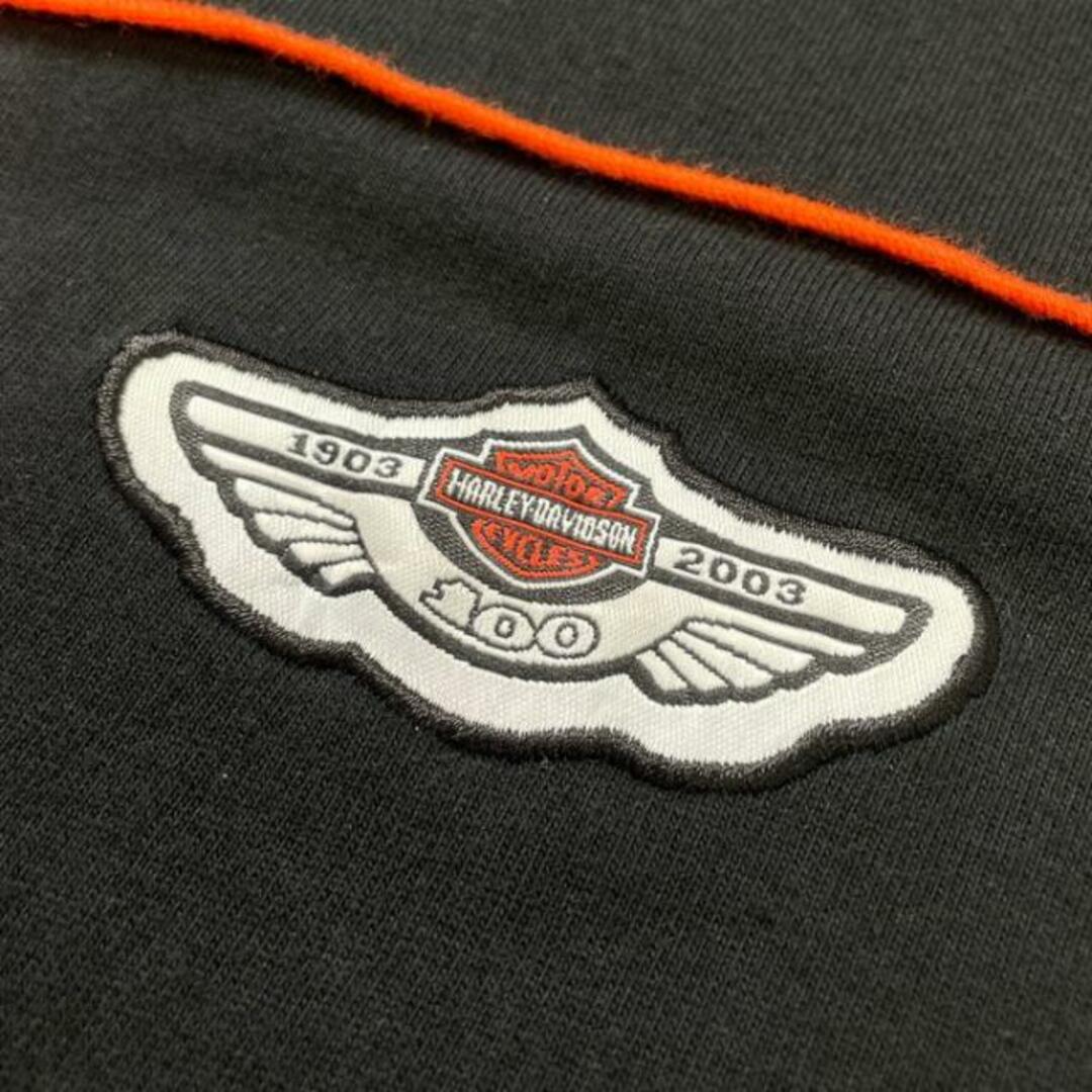 00年代 USA製 Harley-Davidson ハーレーダビッドソン プリントTシャツ 100周年 メンズXL相当 メンズのトップス(Tシャツ/カットソー(半袖/袖なし))の商品写真