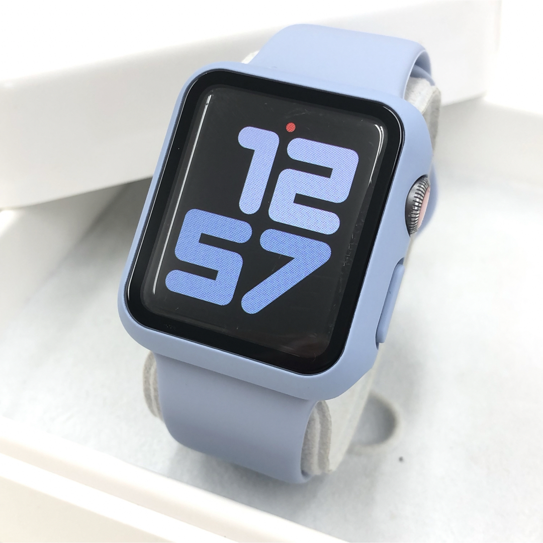 Apple Watch(アップルウォッチ)のApple アップルウォッチ 黒 38mm,シリーズ3 スマートウォッチ スマホ/家電/カメラのスマートフォン/携帯電話(その他)の商品写真