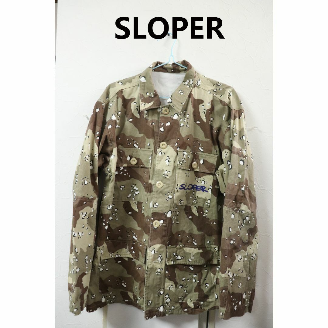 SLOPER(スローパー)のプロフ必読SLOPERカモフラジャケット/良品ミリタリー迷彩 メンズのジャケット/アウター(ミリタリージャケット)の商品写真