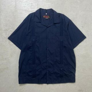 〜90年代 Guayabera 半袖 キューバシャツ 開襟 オープンカラー 刺繍 メンズ2XL相当(シャツ)