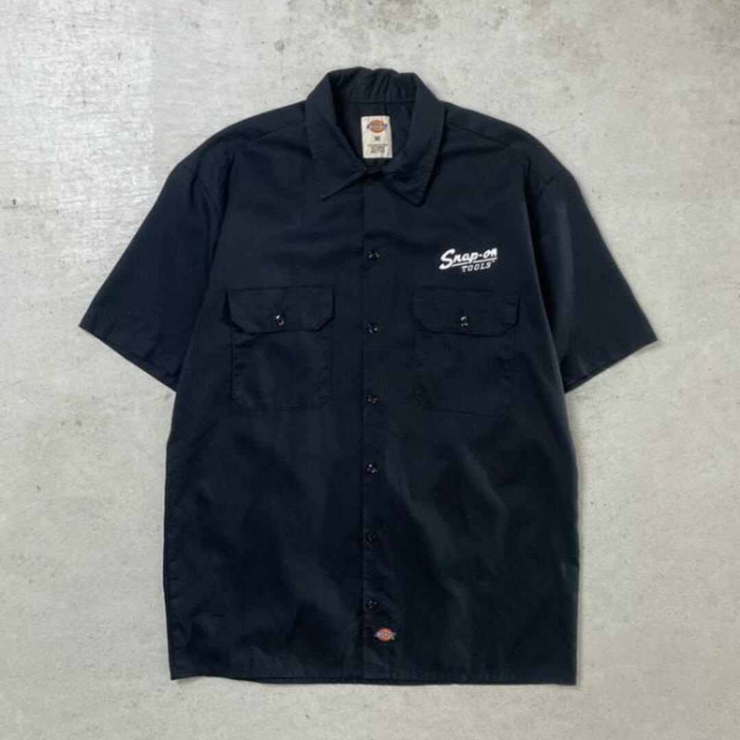 Dickies(ディッキーズ)のDickies ディッキーズ  ワークシャツ 半袖シャツ 企業ロゴ メンズM メンズのトップス(シャツ)の商品写真