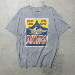 Disney ディズニー DUMBO キャラクタープリント Tシャツ メンズXL(Tシャツ/カットソー(半袖/袖なし))