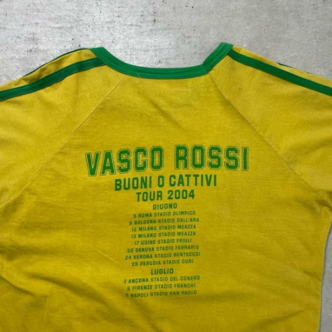 00年代 VASCO ROSSI  バンドTシャツ ツアーT ラグランT メンズM相当 メンズのトップス(Tシャツ/カットソー(半袖/袖なし))の商品写真