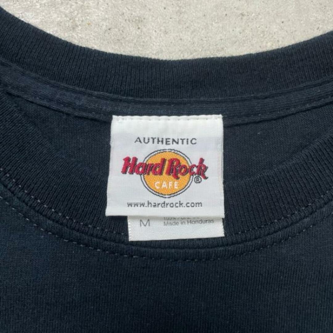 90年代 HARD ROCK CAFE MYRTLE BEACH フロッキープリントTシャツ メンズM メンズのトップス(Tシャツ/カットソー(半袖/袖なし))の商品写真