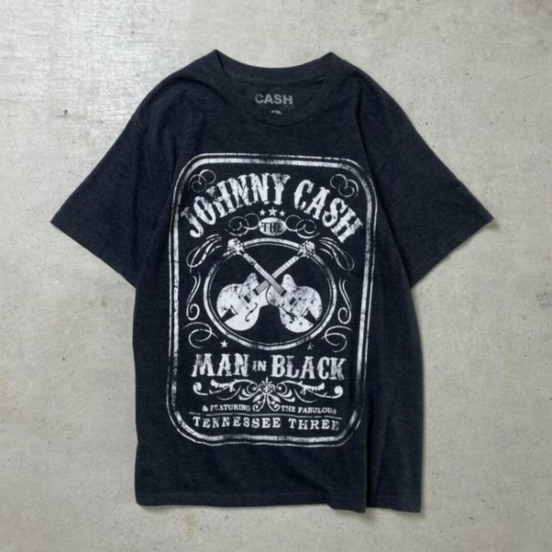 Johnny Cash MAN IN BLACK アーティストTシャツ バンドTシャツ メンズS相当 メンズのトップス(Tシャツ/カットソー(半袖/袖なし))の商品写真