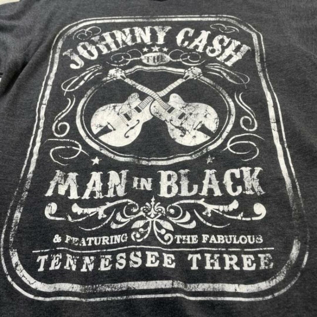 Johnny Cash MAN IN BLACK アーティストTシャツ バンドTシャツ メンズS相当 メンズのトップス(Tシャツ/カットソー(半袖/袖なし))の商品写真