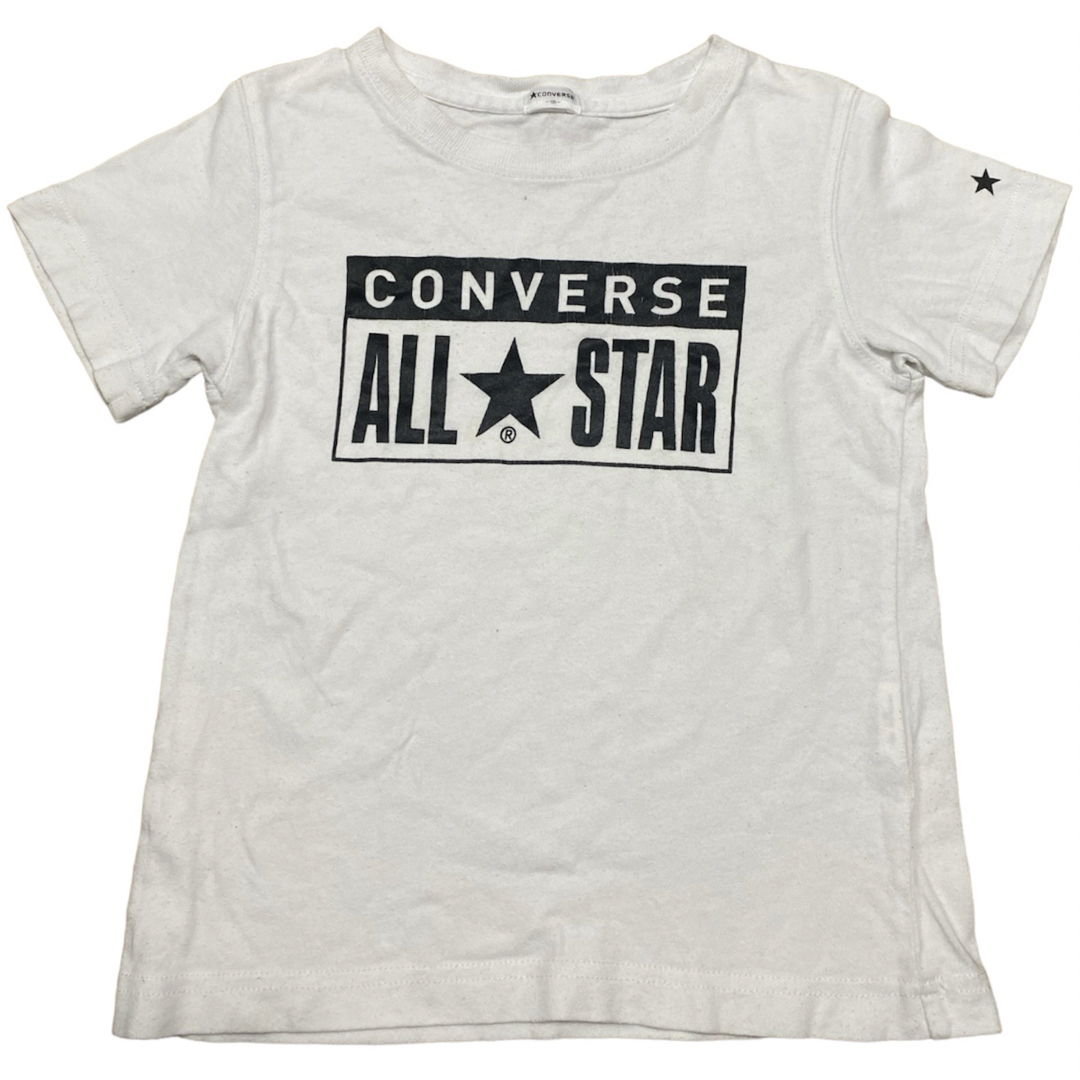 CONVERSE(コンバース)のCONVERSE コンバース ロゴ Tシャツ ２点セット まとめ売り 120 キッズ/ベビー/マタニティのキッズ服男の子用(90cm~)(Tシャツ/カットソー)の商品写真