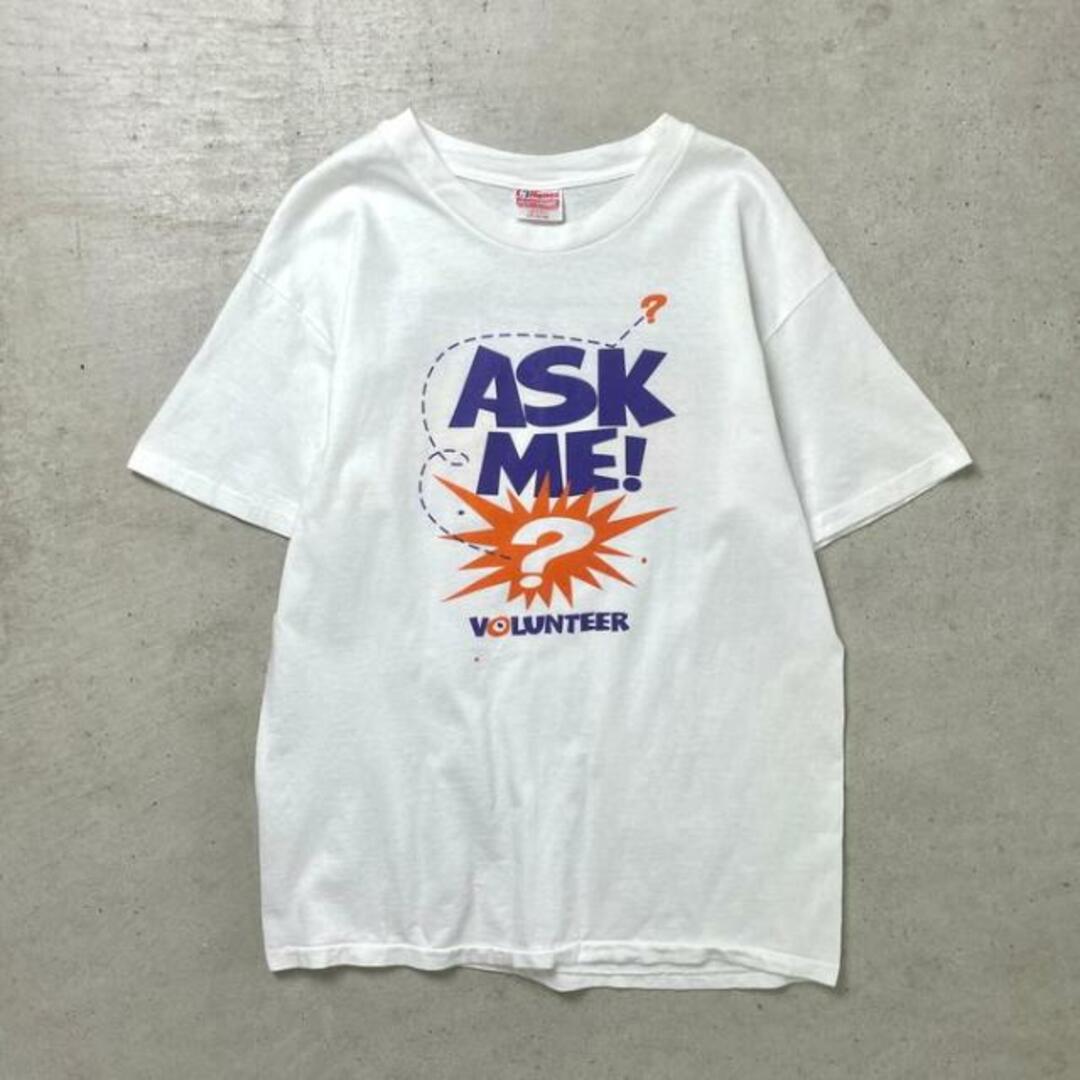 90年代 USA製 STEP OUT TO FIGHT AIDS 1992 ボランティア団体 プリントTシャツ メンズL メンズのトップス(Tシャツ/カットソー(半袖/袖なし))の商品写真