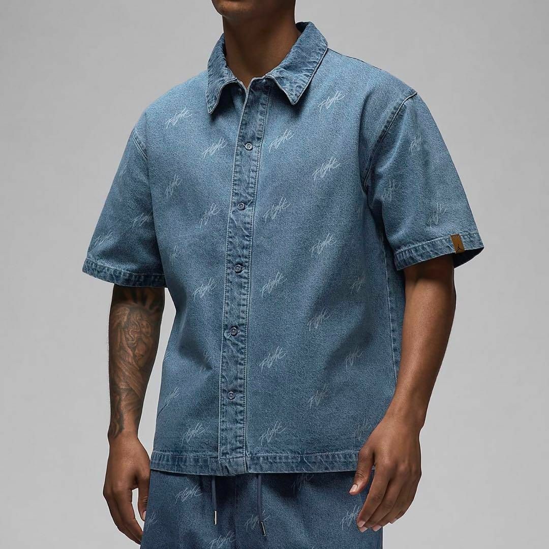 Jordan Brand（NIKE）(ジョーダン)の【新品】Jordan Allover Print Men's Denim Top メンズのトップス(シャツ)の商品写真