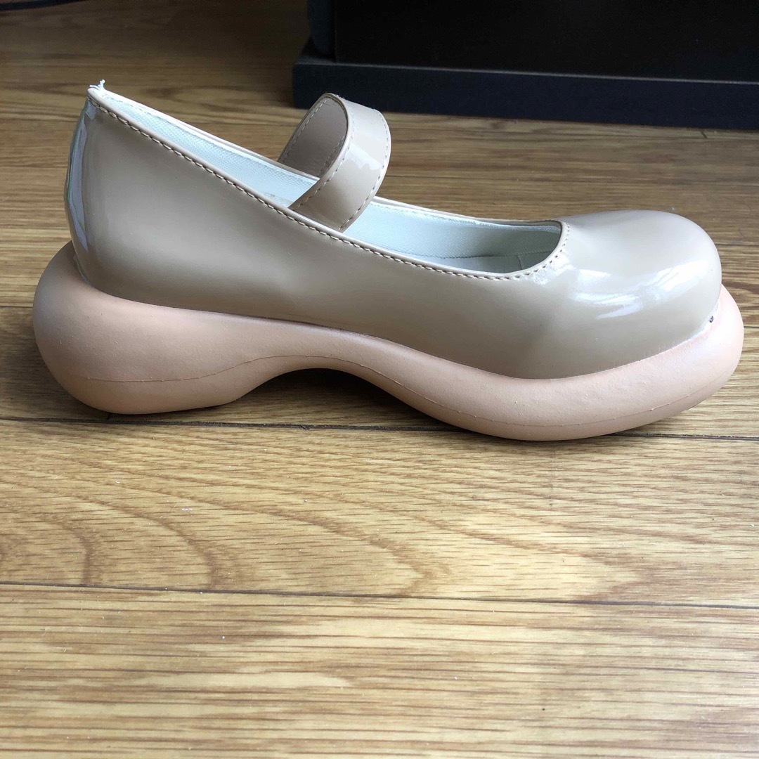 HuLiDong 厚底 メリージェーン エナメル kawaii 脚長効果 レディースの靴/シューズ(その他)の商品写真