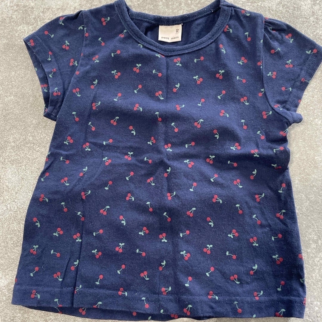 petit main(プティマイン)のプティマイン　Tシャツ　4枚　90 キッズ/ベビー/マタニティのキッズ服女の子用(90cm~)(Tシャツ/カットソー)の商品写真