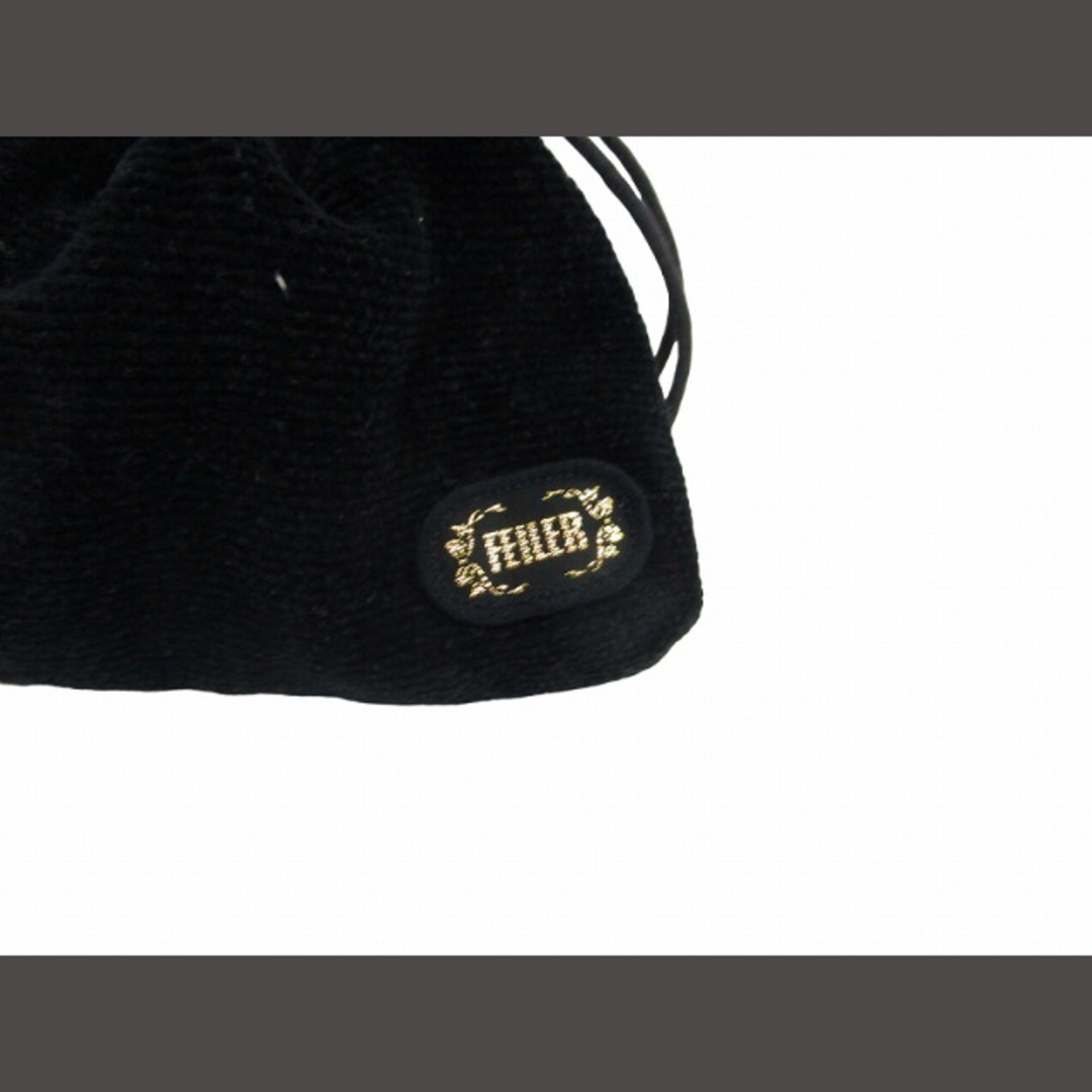 FEILER(フェイラー)のフェイラー FEILER ファッション小物 巾着 花柄 黒 ブラック  メンズのファッション小物(その他)の商品写真