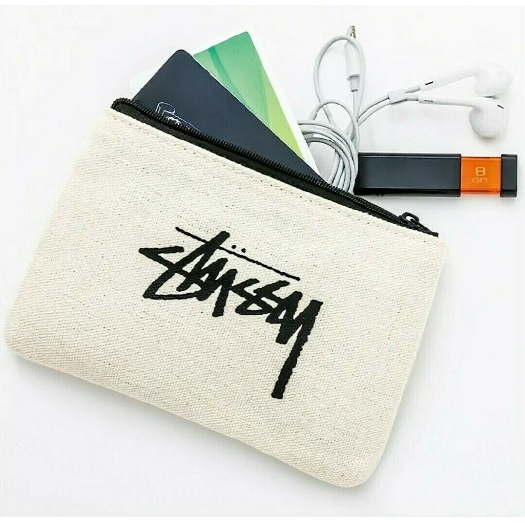 STUSSY(ステューシー)の新品未使用 STUSSY ステューシー トートバッグ ポーチ 2点セット 付録 エンタメ/ホビーの雑誌(ファッション)の商品写真