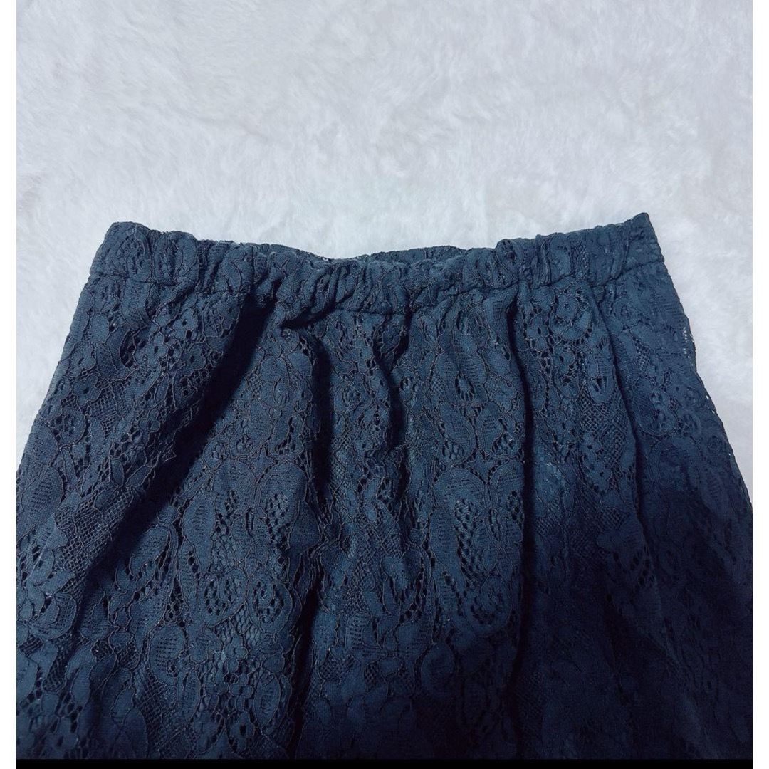 Rady(レディー)の【Rady】レディ/レースミニスカート/インナーパンツ付き/スカパン/ブラック レディースのスカート(ミニスカート)の商品写真