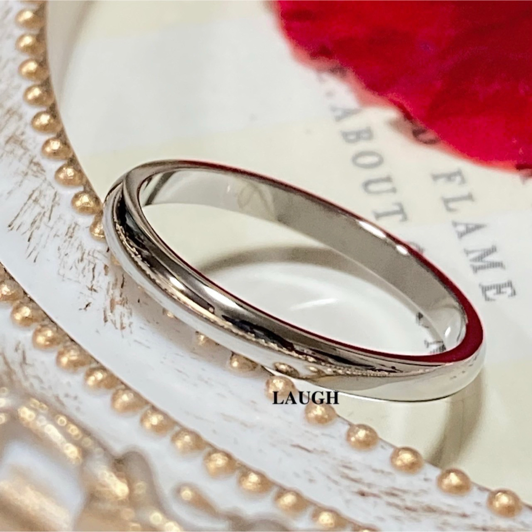 シンプルリング ステンレスリング ステンレス指輪 ピンキーリング シルバー レディースのアクセサリー(リング(指輪))の商品写真