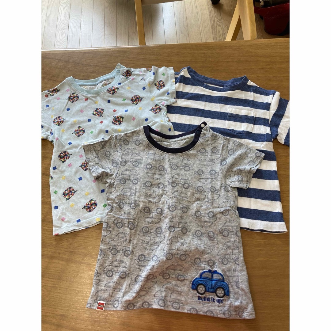 UNIQLO(ユニクロ)の100サイズ 3枚セット キッズ/ベビー/マタニティのキッズ服男の子用(90cm~)(Tシャツ/カットソー)の商品写真