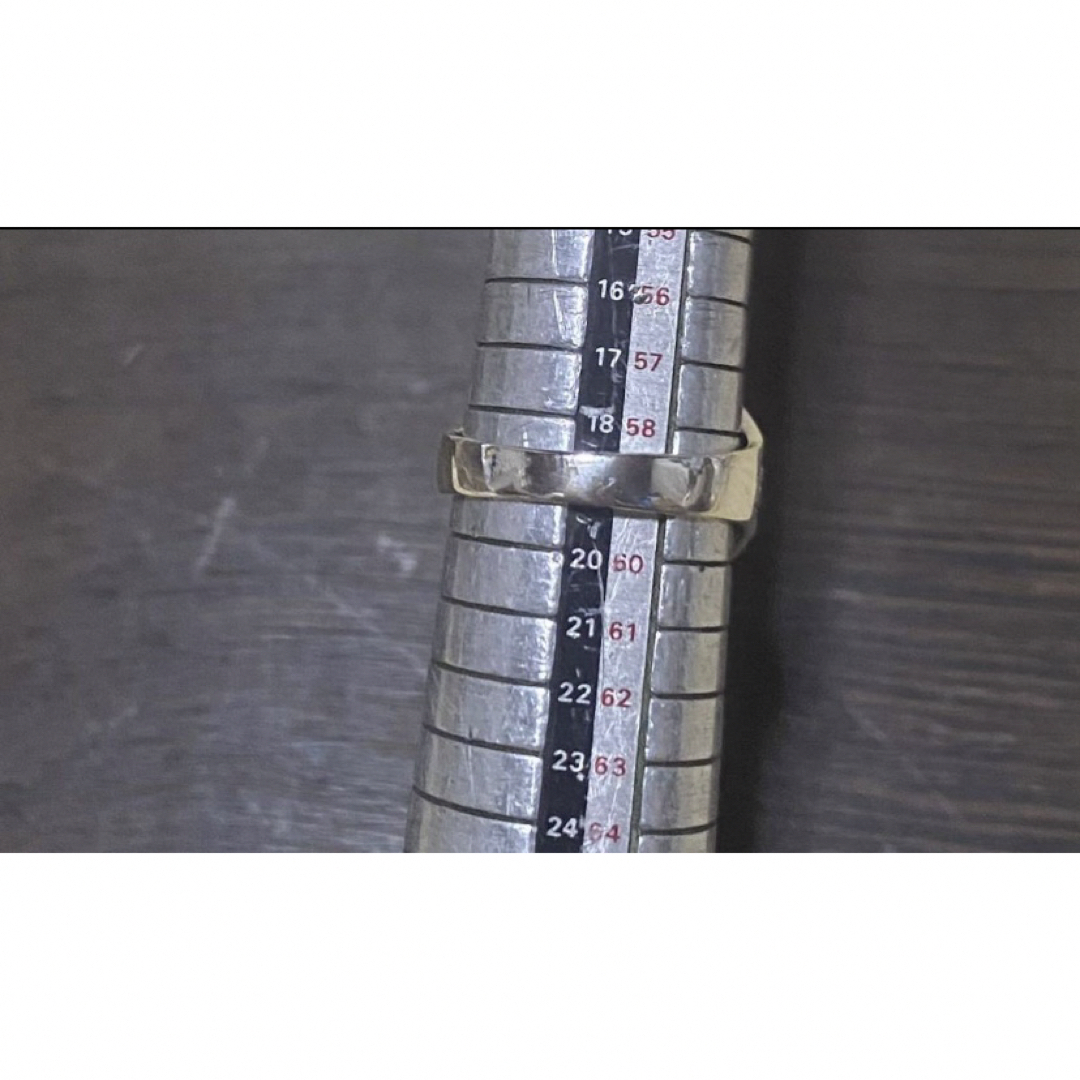 五芒星　スターリングシルバー925リング　銀指輪　クラフト　逸品　19号Sポm3 メンズのアクセサリー(リング(指輪))の商品写真