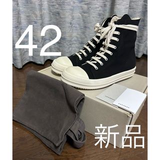 DRKSHDW - 42 Rick Owens DRKSHDWダークシャドウ ラモーンズ スニーカー