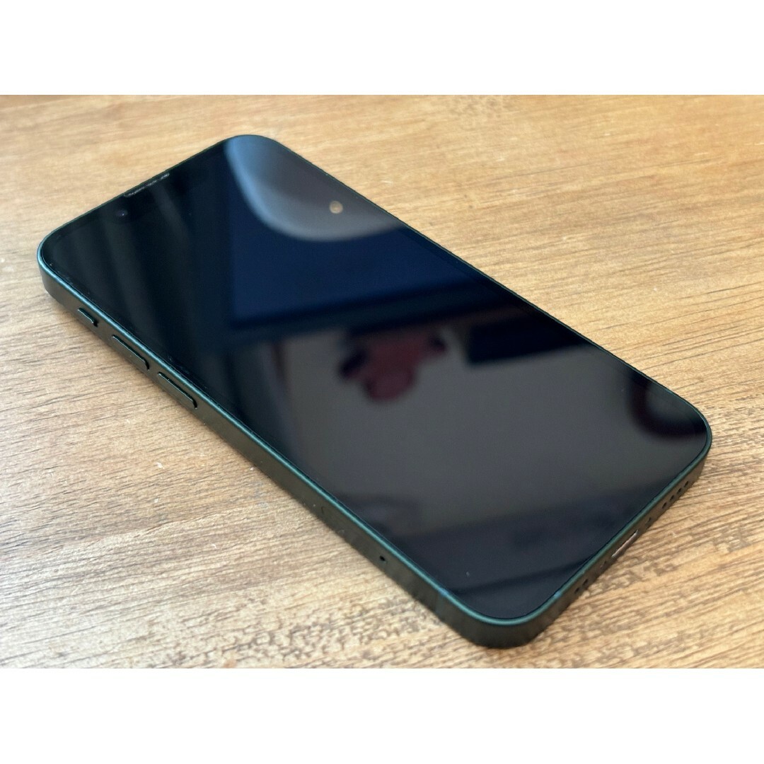 iPhone(アイフォーン)のiPhone 13 mini Green 128GB SIMフリー スマホ/家電/カメラのスマートフォン/携帯電話(スマートフォン本体)の商品写真