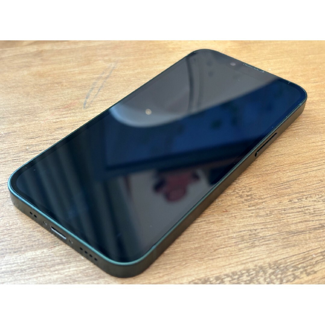 iPhone(アイフォーン)のiPhone 13 mini Green 128GB SIMフリー スマホ/家電/カメラのスマートフォン/携帯電話(スマートフォン本体)の商品写真