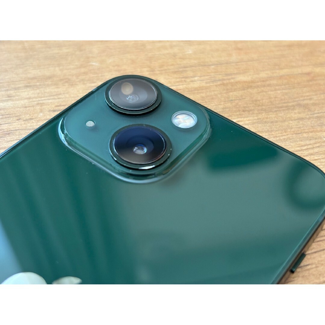 iPhone(アイフォーン)のiPhone 13 mini Green 128GB SIMフリー スマホ/家電/カメラのスマートフォン/携帯電話(スマートフォン本体)の商品写真
