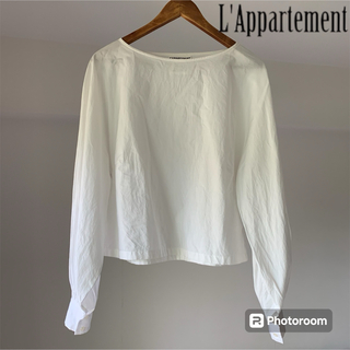 L'Appartement DEUXIEME CLASSE - アパルトモン　ボリュームスリーブ　ブラウス　シャツ　ホワイト　白