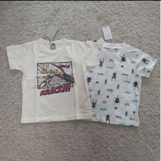 【新品】カブトムシ　昆虫　半袖Tシャツ　2枚セット110cm