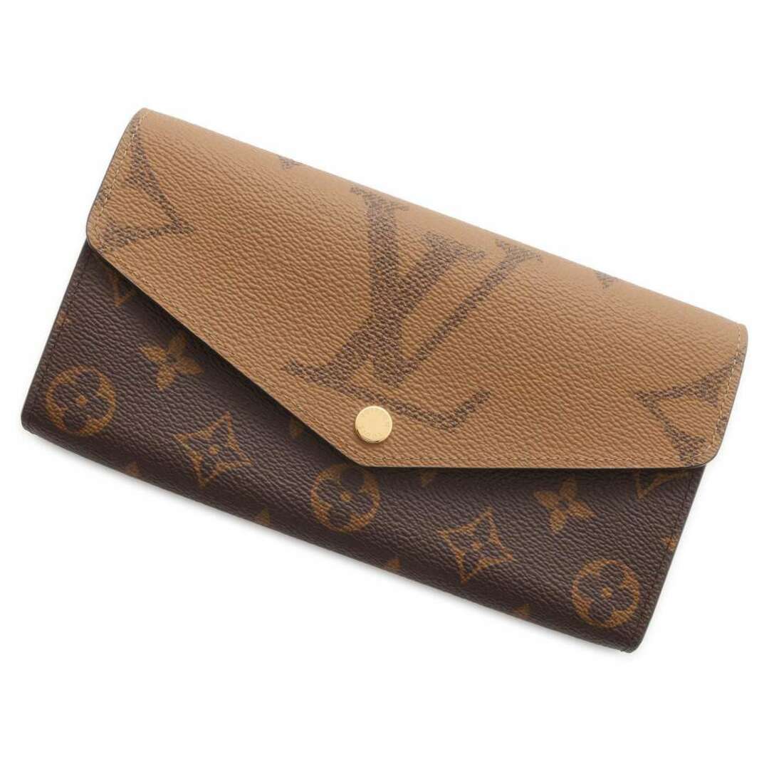 LOUIS VUITTON(ルイヴィトン)のルイヴィトン 長財布 モノグラム・ジャイアント モノグラム・リバース ポルトフォイユ・サラ M80726 LOUIS VUITTON 黒 レディースのファッション小物(財布)の商品写真