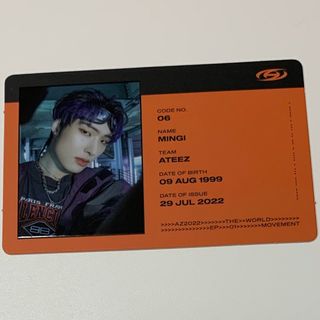 ATEEZ - ATEEZ ミンギ mingi トレカ