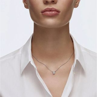 スワロフスキー(SWAROVSKI)の〈SWAROVSKI スワロフスキー〉ネックレス シルバー［5408442］(ネックレス)