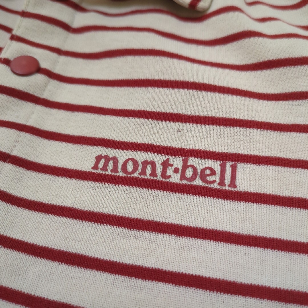 mont bell(モンベル)のmont-bell　モンベル　襟付き半袖シャツ　110サイズ キッズ/ベビー/マタニティのキッズ服女の子用(90cm~)(Tシャツ/カットソー)の商品写真