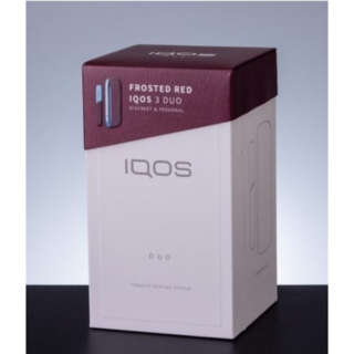 アイコス(IQOS)の新品未開封 iQOS 3 DUO フロステッド　レッド(タバコグッズ)