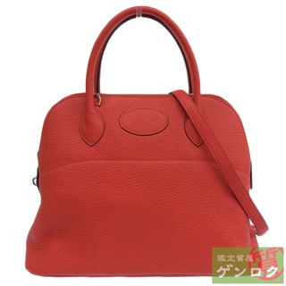 エルメス(Hermes)の【中古】HERMES エルメス ボリード31 2WAYバッグ ハンドバッグ ショルダーバッグ トートバッグ レッド レザー D刻印(2018年) レディース【質屋】(ハンドバッグ)