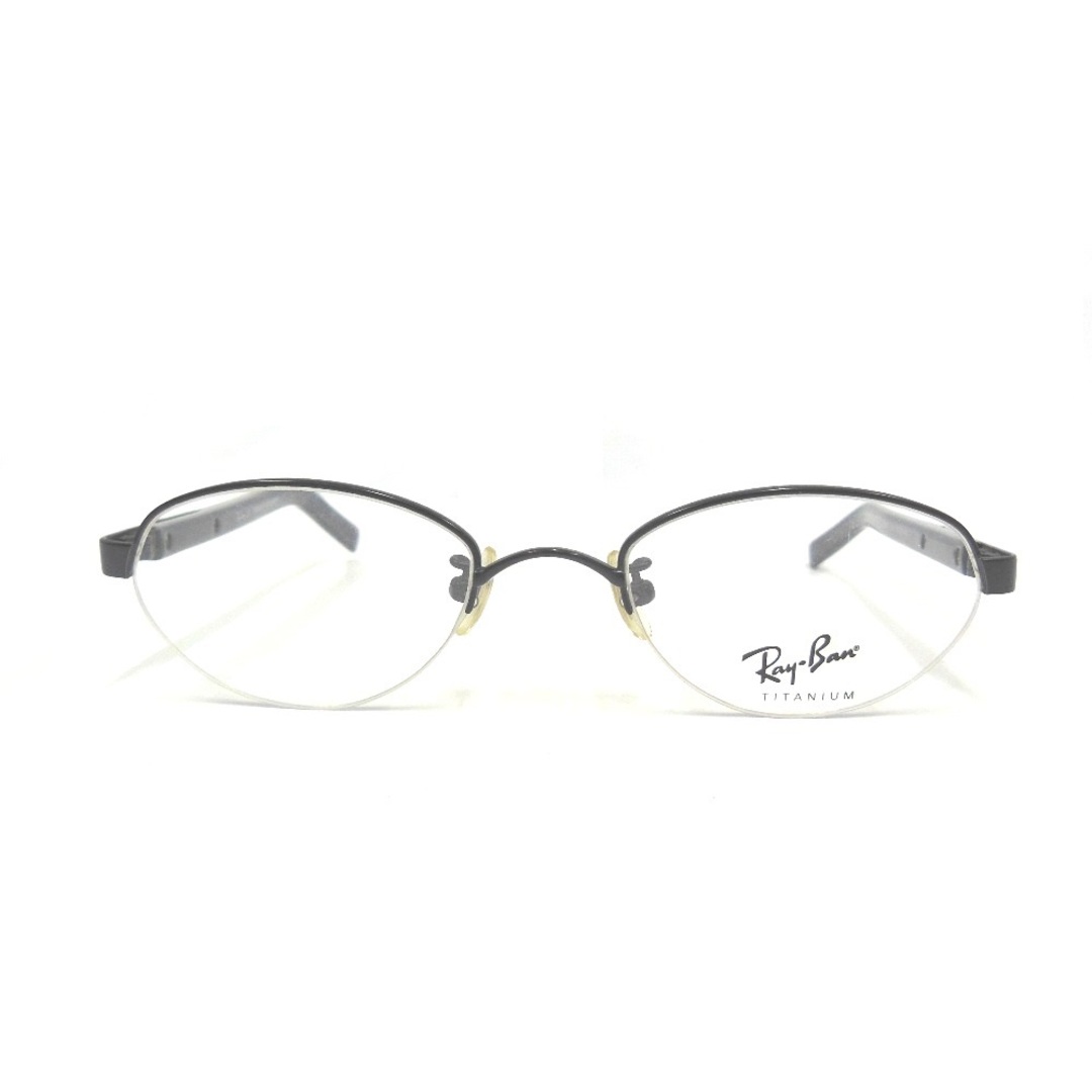 Ray-Ban(レイバン)のレイバン メガネ/眼鏡 RB8507 1009 48□20-140 TITANIUM ハーフリム Ray-Ban NA34847 中古 メンズのファッション小物(サングラス/メガネ)の商品写真