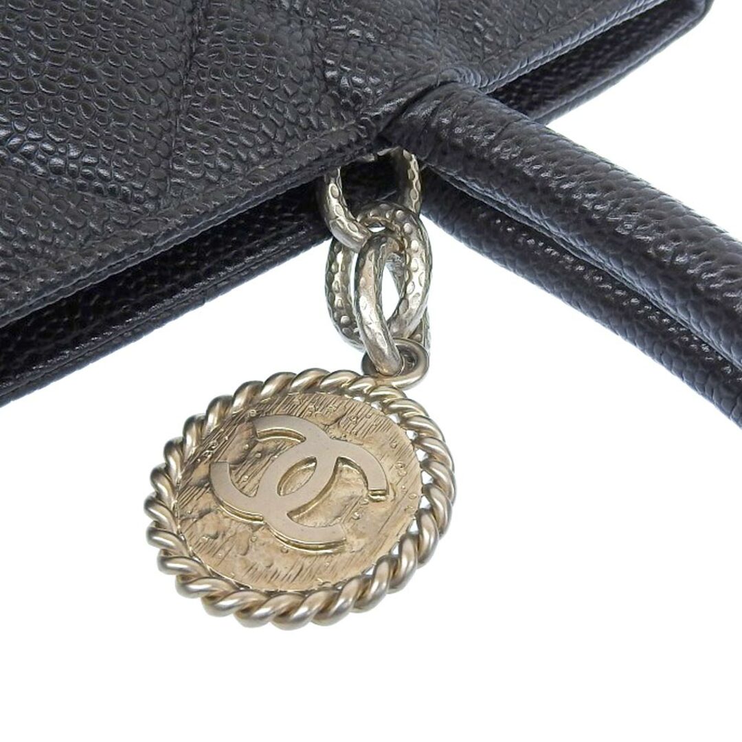 CHANEL(シャネル)の【中古】CHANEL シャネル 復刻トート トートバッグ ハンドバッグ ブラック キャビアスキン 8番台 レディース【質屋】 レディースのバッグ(ハンドバッグ)の商品写真