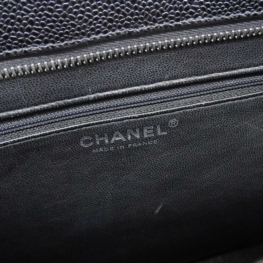 CHANEL(シャネル)の【中古】CHANEL シャネル 復刻トート トートバッグ ハンドバッグ ブラック キャビアスキン 8番台 レディース【質屋】 レディースのバッグ(ハンドバッグ)の商品写真