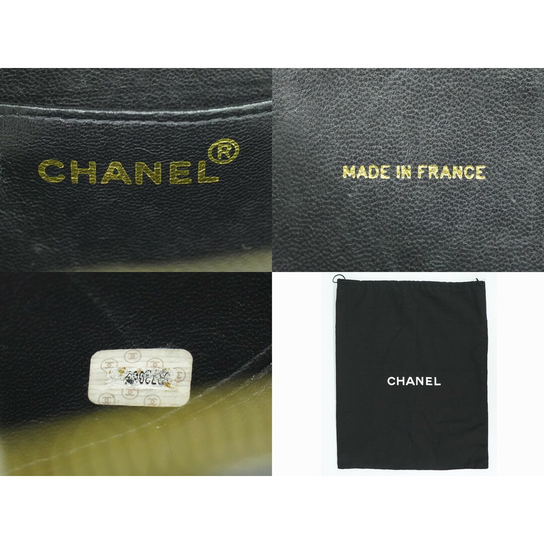 CHANEL(シャネル)の本物 シャネル CHANEL ココマーク マトラッセ バニティバッグ ハンドバッグ パテント レザー ブラック ホワイト Matelasse バッグ 中古 レディースのバッグ(ハンドバッグ)の商品写真