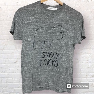 クラスカ SWAY TOKYO Tシャツ フレンチブルドッグ S 霜降りグレー(Tシャツ(半袖/袖なし))