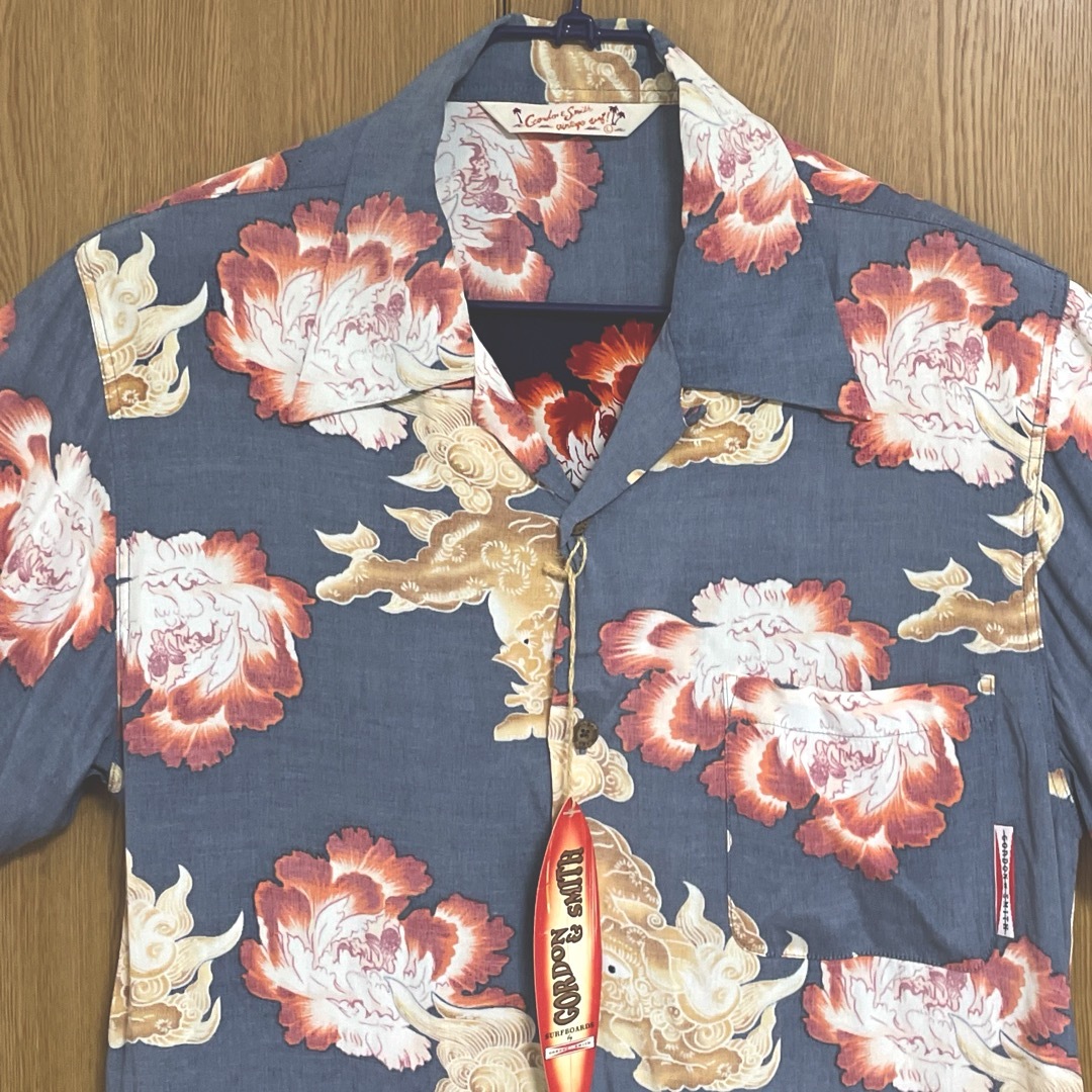 GORDON＆SMITH ゴードン＆スミス 和柄アロハシャツ　Lサイズ メンズのトップス(シャツ)の商品写真
