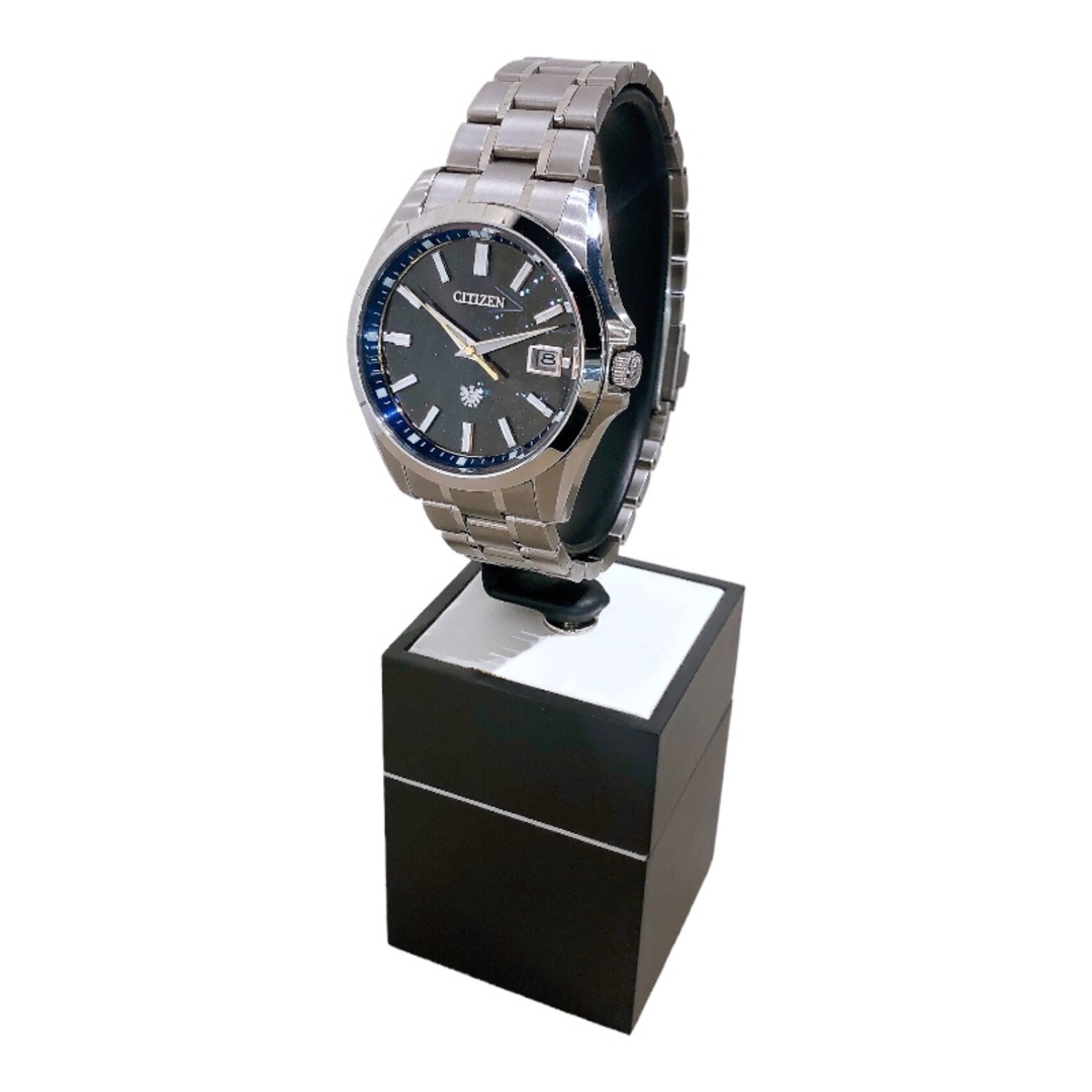 CITIZEN(シチズン)の　シチズン CITIZEN エコドライブ　世界400本限定 AQ4090-59E  ブラック/シルバー/ブルー チタン メンズ 腕時計 メンズの時計(その他)の商品写真
