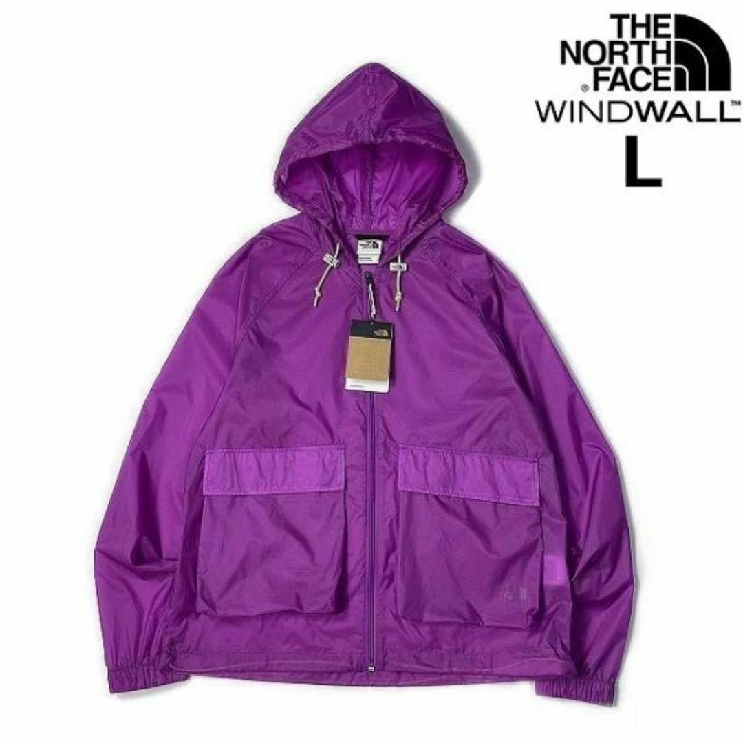 THE NORTH FACE(ザノースフェイス)のノースフェイス ウィンド パーカー US限定 撥水(L)紫① 180915 メンズのジャケット/アウター(ナイロンジャケット)の商品写真