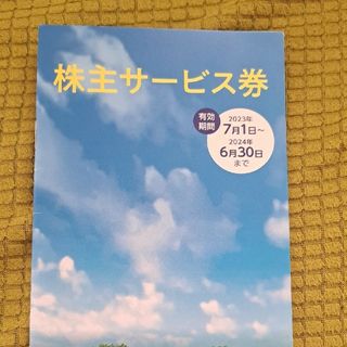 JR東日本株主優待券　１枚　株主サービス券(鉄道乗車券)