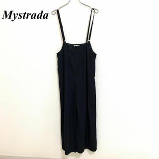 Mystrada - マイストラーダ キャミオールインワン サロペット  S相当 36 ブラック □