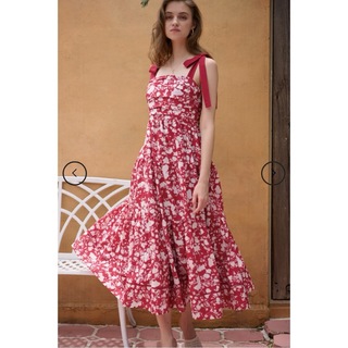 Estella.k Sandra Floral-print long dress(ロングワンピース/マキシワンピース)
